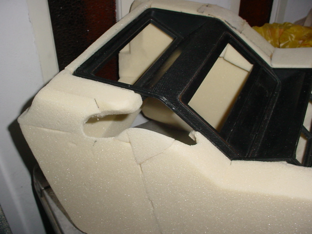 You can see in the pictures the different parts I bonded to obtain the final shape.