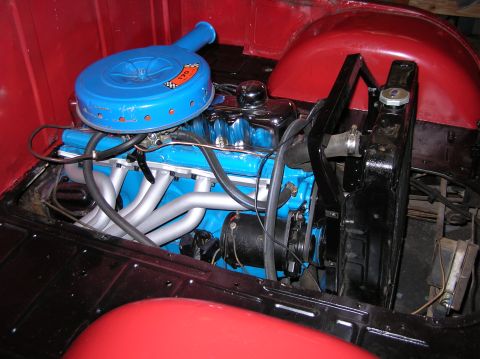 1963 Ford E100 - All finished with the interior except for putting the doghouse back together and the seats in.