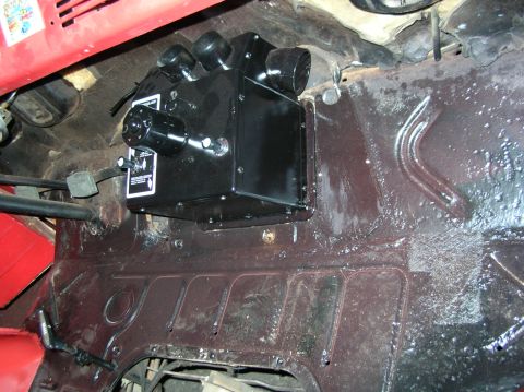 1963 Ford E100 - Heater was disassembled, bead blasted and then painted. Put in new fan switch, heater core and temp valve. New operating decal and knobs br…