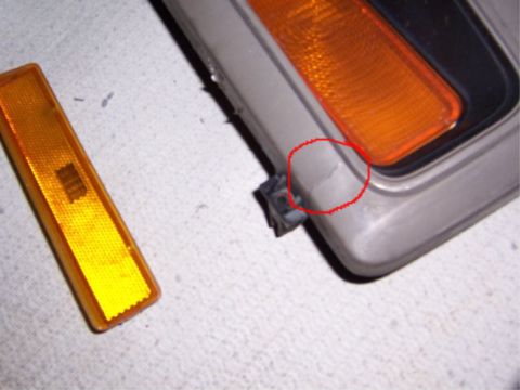1983 Ford Bronco - small crack in trim