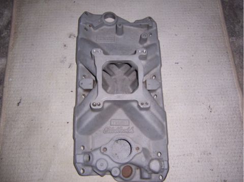 1983 Ford Bronco - edelbrock torker manifold for SB chevy-never used