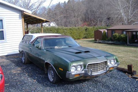 1972 Ford Ranchero - montego gt hood