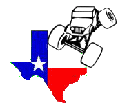 1993 Ford Bronco - Graphic art a monster truck and the Texas state flag.