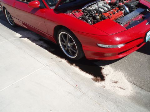 1997 Ford Probe - Got to Phoenix... my car had to piss... all it's oil out the bottom
