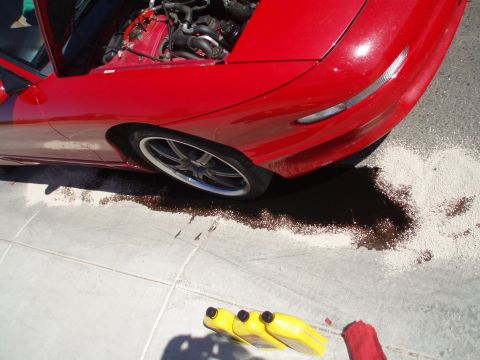 1997 Ford Probe - I mean... all of it's oil..