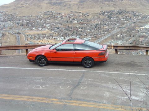1989 Ford Probe - Foothill Road to buffalo Bills grave. Only pic batteries died.
