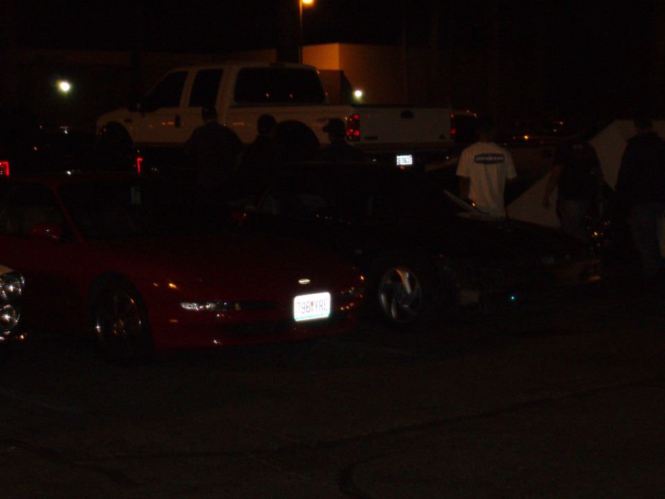 My car and Jeff's just chillin'... fo sho