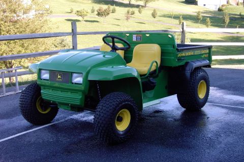 1996 Mercury Grand Marquis - My John Deere Gator: Mods include 2 channel amplifier w/ out door speakers under dash feed of std. headphone plug in glovebox; running ligh…
