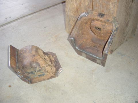 1967 Ford Bronco - Rear coil buckets.