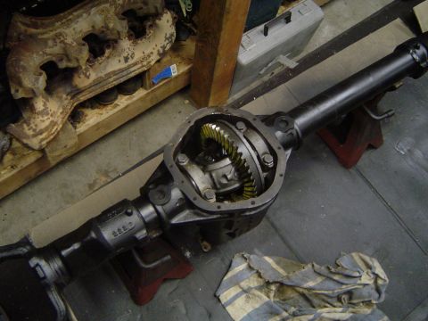 1989 Ford Bronco - Got the axle back with my 4.56 gears from the TTB installed
