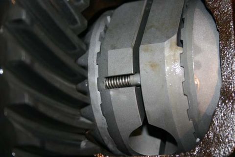 1991 Ford Explorer - Close-up of differential gears, showing internal components and teeth.