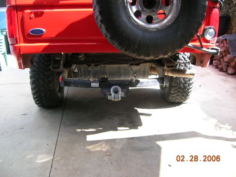 1985 Ford Bronco - factory rr bumper removed