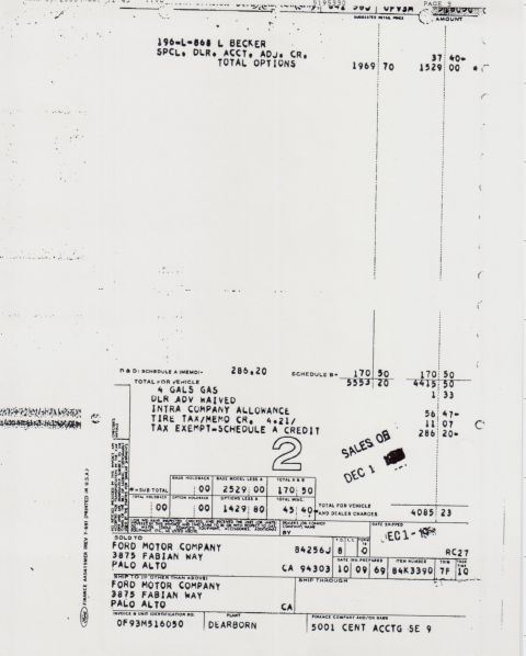 1965 Ford 427 “literature and parts scans and pictures”