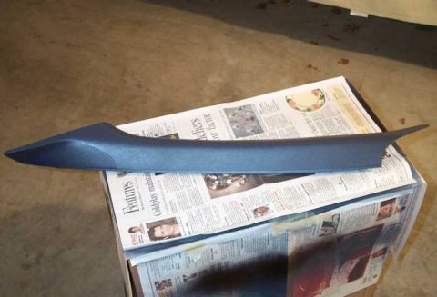 1998 Ford Crown Victoria - The primed donor a-pillar.