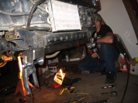 1993 Toyota 4Runner - hanger tacked up