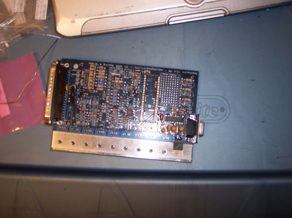 Electronic control unit with many components and connectors