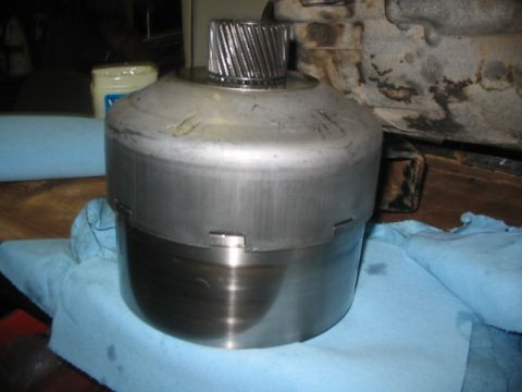 1984 Ford Bronco - A close-up view of a torque converter, likely removed from a vehicle for service or repair.