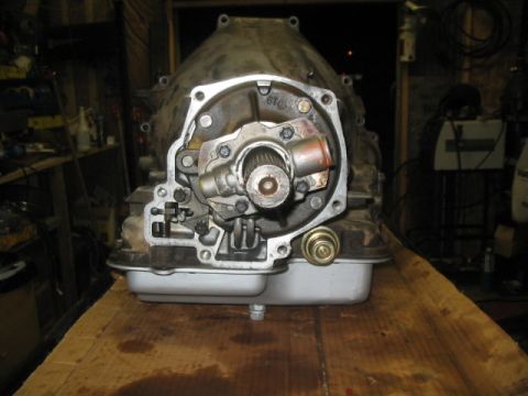 1984 Ford Bronco - Close-up view of an automatic transmission's internal pump mechanism.