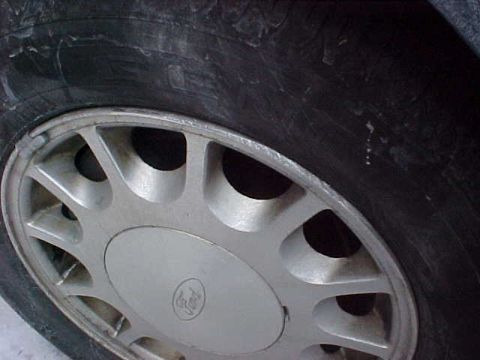 1995 Ford Taurus - Driver Tire Curbrash 2