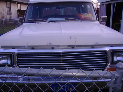 1978 Ford Bronco - The grille and headlight design suggest this Ford truck is from the late 1970s, likely a 1979 model.