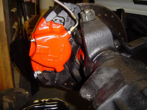 1989 Ford Bronco - Thunderbird Caliper installed with new hardware