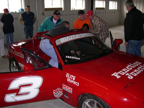 2002 Ford Focus - Extrication training at SCCA school