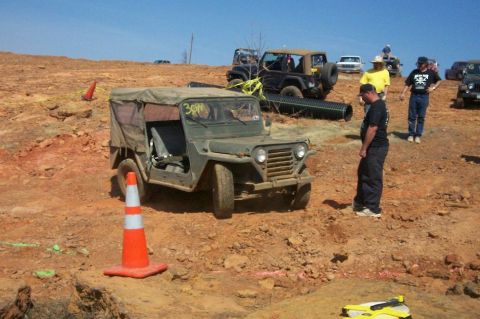 1993 Ford Bronco - Nate and Bleddyn attempting the Rock Garden in their restored 67 M151A they rescued from Vietnam.