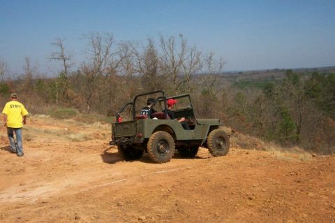 1993 Ford Bronco - Nate navigating me through Blind Man's Bluff. Nate was an awesome navigator.