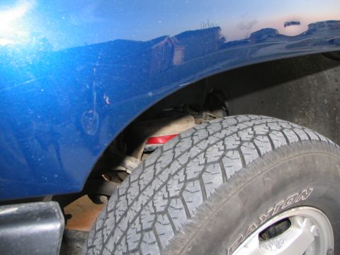 2001 Chevrolet Silverado 1500 - Spacer peeking out