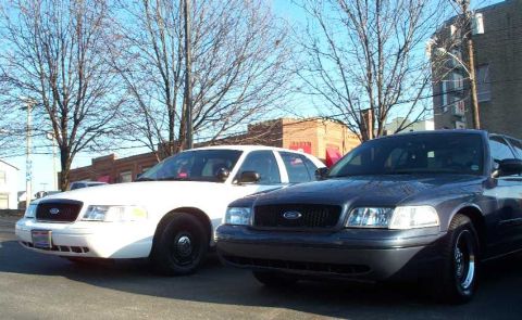 1998 Ford Crown Victoria - My '98 P71 and PYPY's 2003 P71.