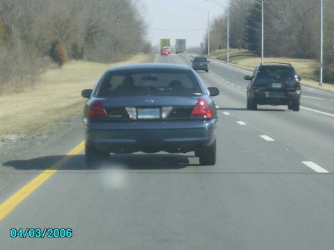1998 Ford Crown Victoria - On the way to the meet.