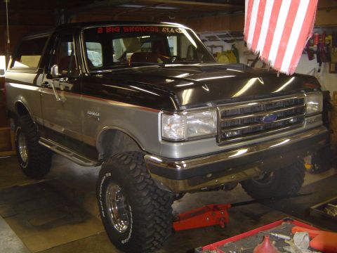 1989 Ford Bronco - Bronco In the garage