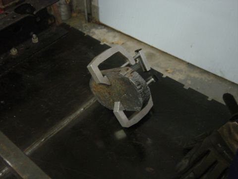 1991 Ford Bronco - With a little cleanup, these two rough ovals will become the reinforcement for the rear shackle points.