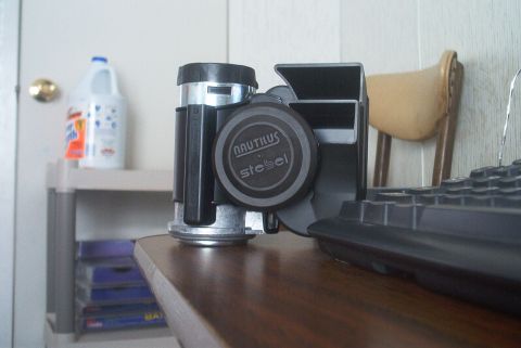 1985 Ford Crown Victoria LTD - Close-up of a Nautilus Stebel car horn, a part not a vehicle.