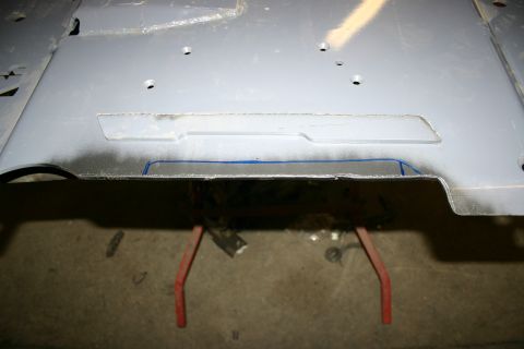 2003 Jeep TJ - off it came and we drew out how much more was to be taken off.