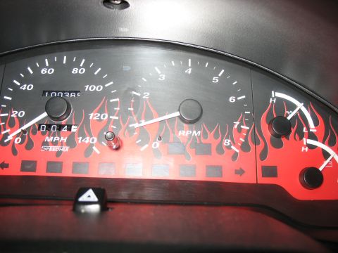 1997 Ford Probe - Flamey gauges