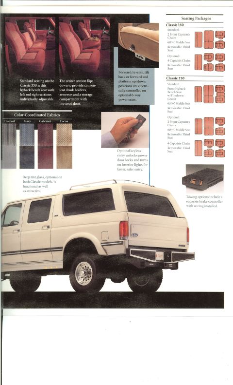1993 Ford C-350 (Centurion Conversions) - 1993 Ford C-350 Centurion Conversion van shown in rear 3/4 view.