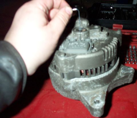 1993 Mercury Grand Marquis - You will hear the brushes pop out of the housing.....and your done!