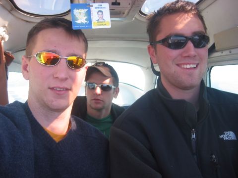 1989 Ford Bronco - Me, Sheldon, Scuba Steve during our little sightseeing trip around Greenville, NC