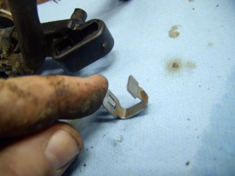 1990 Lincoln Town Car - Once out the spring is helpless to your will. I stretched the spring apart to put some life/spring back into it. It goes back into the plas…