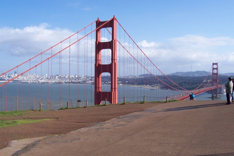 Golden Gate Bridge with San Francisco skyline in background
