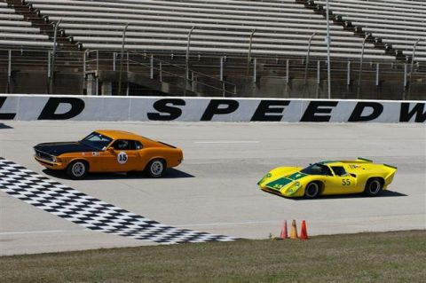 1970 Ford Mustang - With my friend Tom Atlas and his Lola T-70