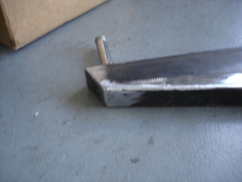 1996 Ford Bronco - Rock stomper pivot hinge. I plug welded it on the bottom for extra strength.