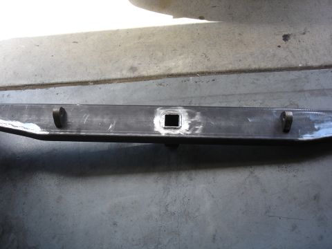 1996 Ford Bronco - I'm also going to weld these shackle mounts on. The brackets that mount to the frame will go all the way through the bumper and be plug wed…