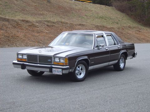1982 Ford Crown Victoria LTD - This 1983 Ford LTD Crown Victoria sedan is equipped with Cragar SS wheels.