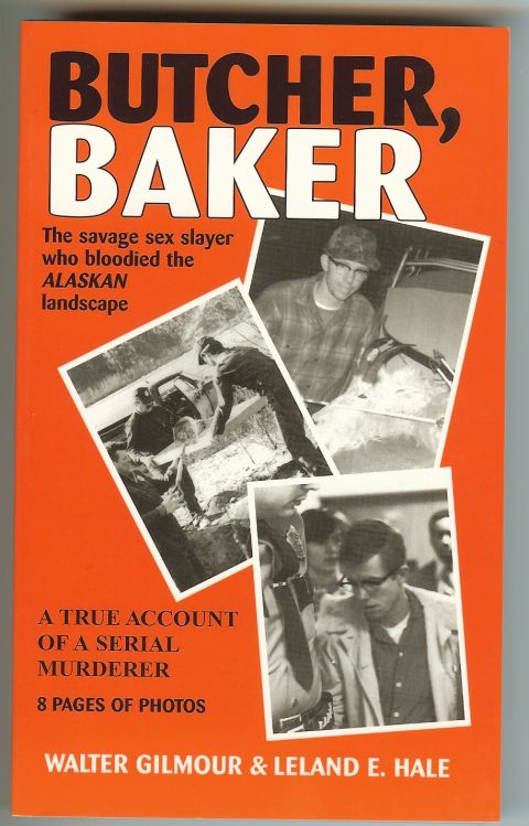 2003 Jeep TJ - The cover of 'Butcher, Baker' features the title, subtitle, and several photographs related to a true crime account.