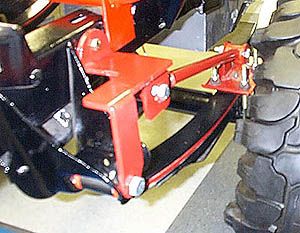 1985 Ford Bronco - Detail of a vehicle's suspension system, possibly aftermarket. Watermark indicates source.