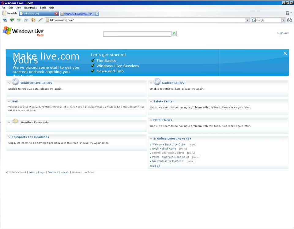 winows live workin like any other windows software does