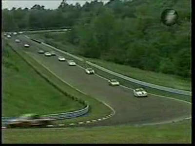 1995 Ford Mustang - Safina Cobra R #80 crashes at 1996 Watkins Glen race
