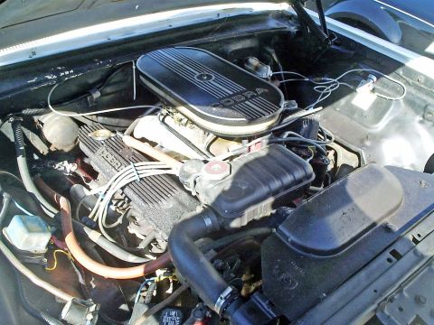 1963 Ford Galaxie - The engine bay features a Cobra air cleaner and valve covers, indicating a performance-oriented setup.